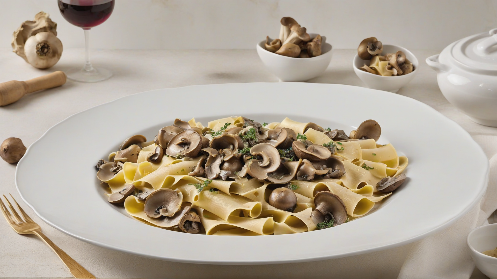pappardelle ai funghi